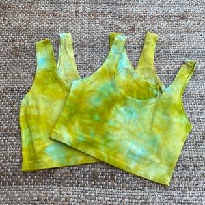 Tie dye crop tank